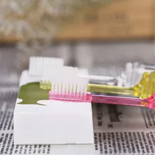 Пластиковая Складная Щетка для рта, одноразовая Складная зубная щетка, портативная Мягкая зубная щетка для путешествий, экологически чистые инструменты для мытья зубов