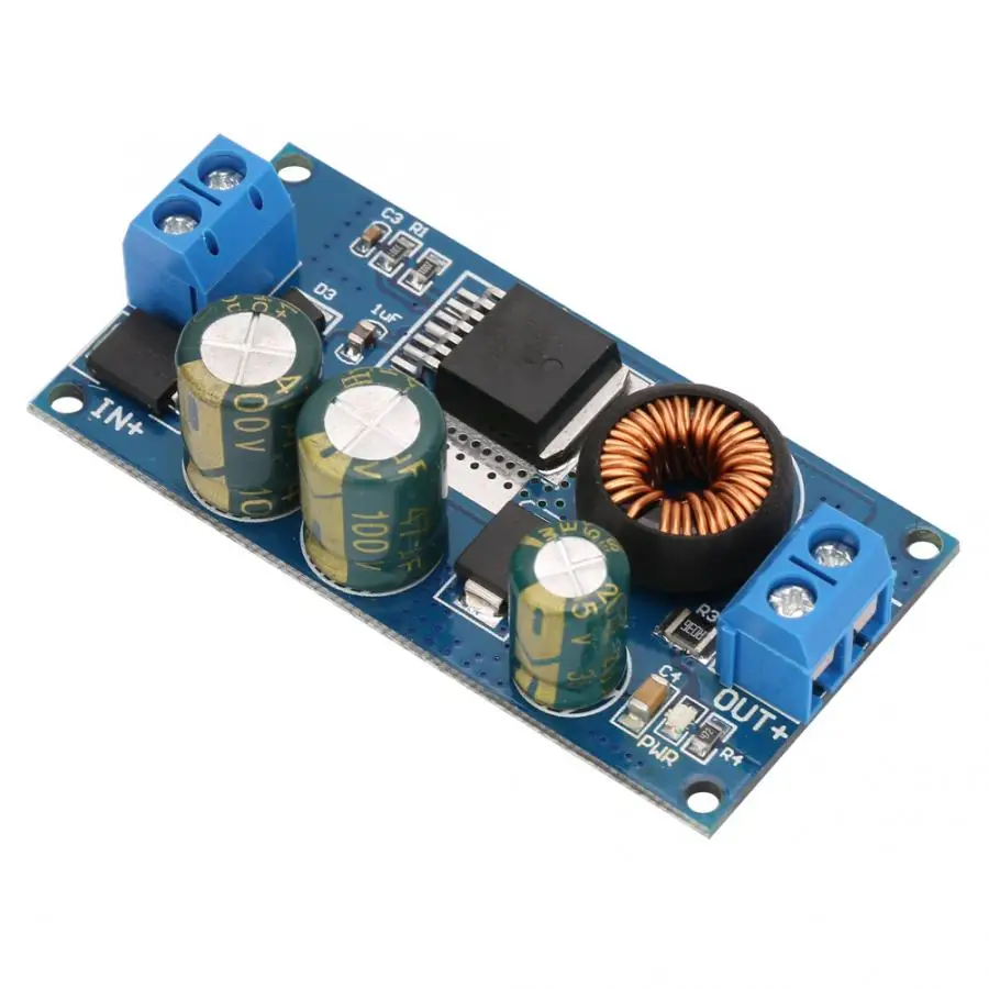 2.1A DC-DC высоковольтный инвертор для ступенчатого понижения Питание Вход 10-80V модуль