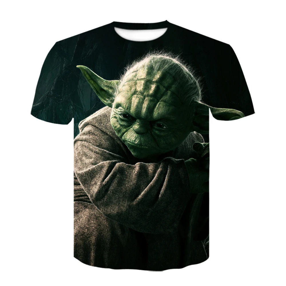 

New Harajuku t shirts Yoda/Darth Vader Star Wars printed 3d t shirt men/women tshirt streetwear Hip Hop t-shirt casual tops