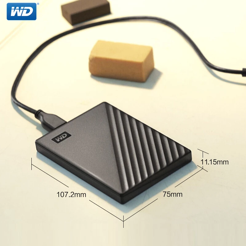 WD My Passport External Hard Drive Disk HDD 1TB 2TB 4TB Portable 2.5\