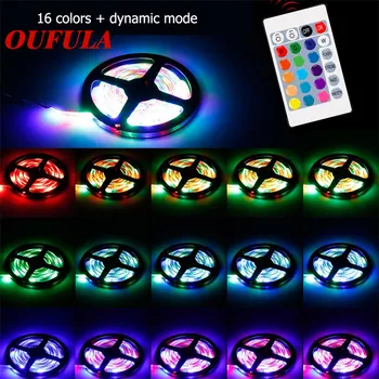

AOSONG L ED lamp with 16 colors RGB remote control waterproof USB color home decoration