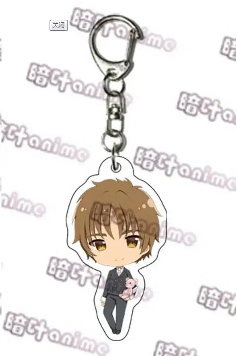 Япония Аниме карта Captor SAKURA LI SYAORAN KINOMOTO TOUYA Tsukishiro Yukito Косплей акриловый брелок кулон брелок с игрушкой подарок