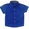 Baby boy clothes Summer 2024 New Boys ShortSleeve Classic Lapel Children Shirts Tops with Pocket Baby Boy Casual Shirt Kids 4