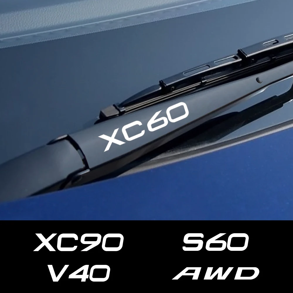 4 шт внутреннее автомобильное отражающее стеклоочиститель наклейки для Volvo S60 XC90 V40 V50 V60 S90 V90 XC60 XC40 AWD T6 Авто Декор наклейки аксессуары