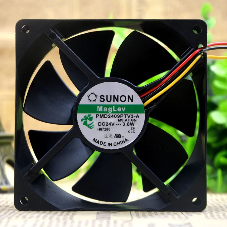 PMD2409PTV3-A 24V 3,8 W 9225 защиты электродвигателя Вентилятор охлаждения