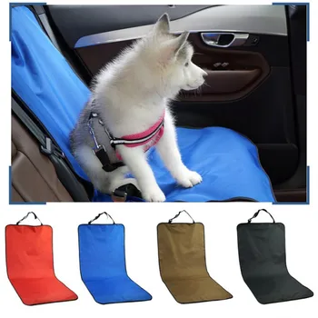 

Car Waterproof Back Seat Pet Cover Protector Mat Rear Safety Travel Accessories for Cat Dog Oxford Cloth Pet Back Seat Mat/*