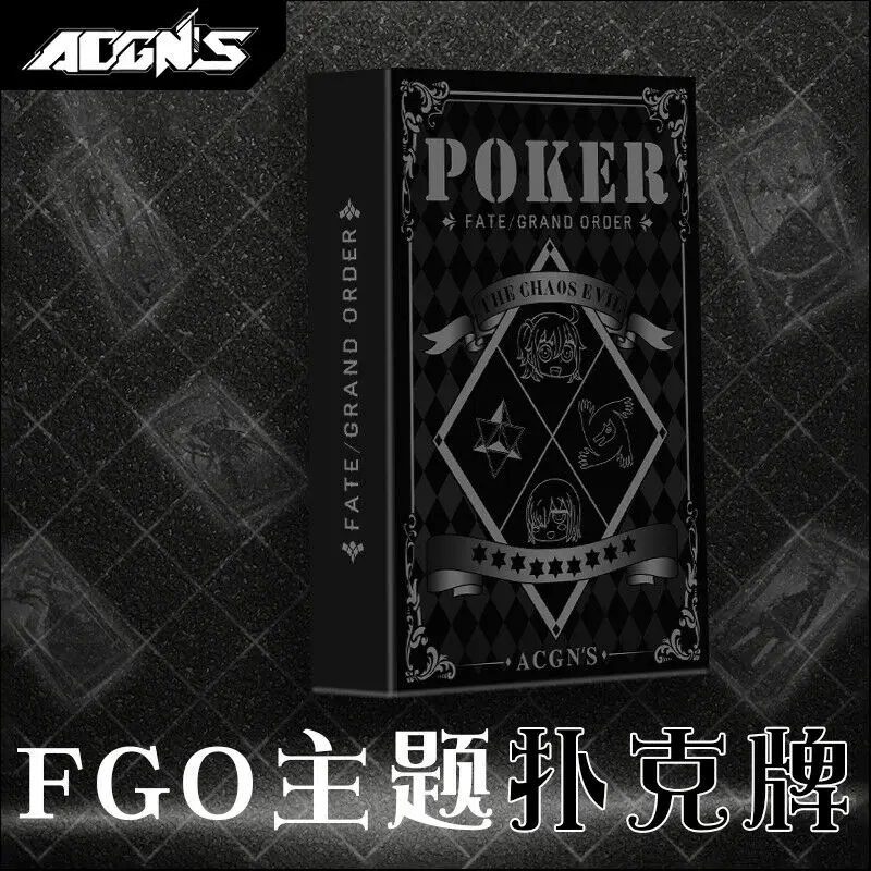 New Japan Anime FGO Fate/stay night Fate/Grand Order Black Poker Saber Jeanne dɺrc Cards Suit Cosplay Game Gifts | Тематическая