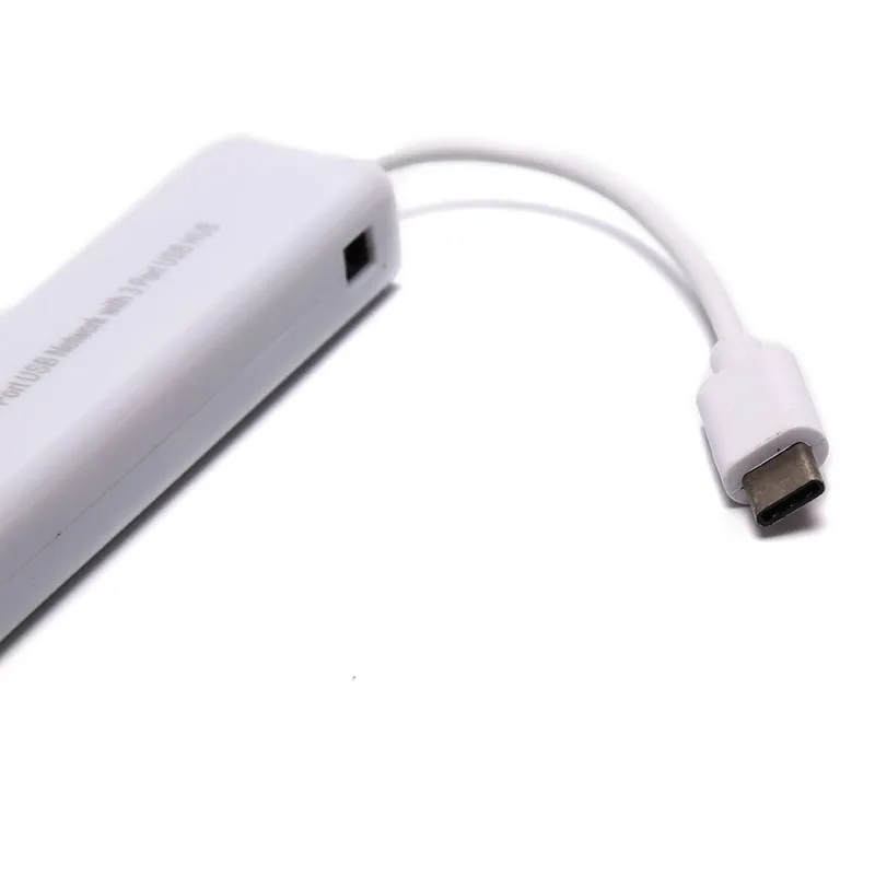 USB-C USB 3,1 type C к USB RJ45 сетевой адаптер Ethernet концентратор кабель для Macbook PC