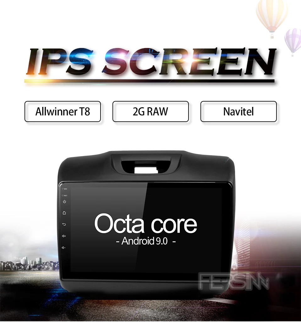 Flash Deal Fersinny android 9.0 car dvd gps player for Chevrolet S10 ISUZU D-MAX 2015-2018 Car DVD player Radio video player Navigation GPS 0