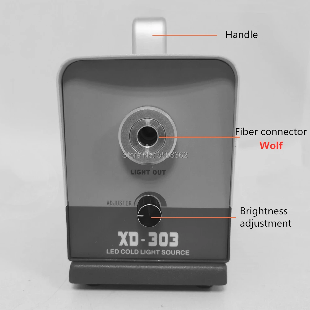 US $200.64 LED 20W Mini Portable Storz Wolf Optical Fiber Medical Examination Surgery Endoscope Endoscopy Cold Light Source ENT Gynecology