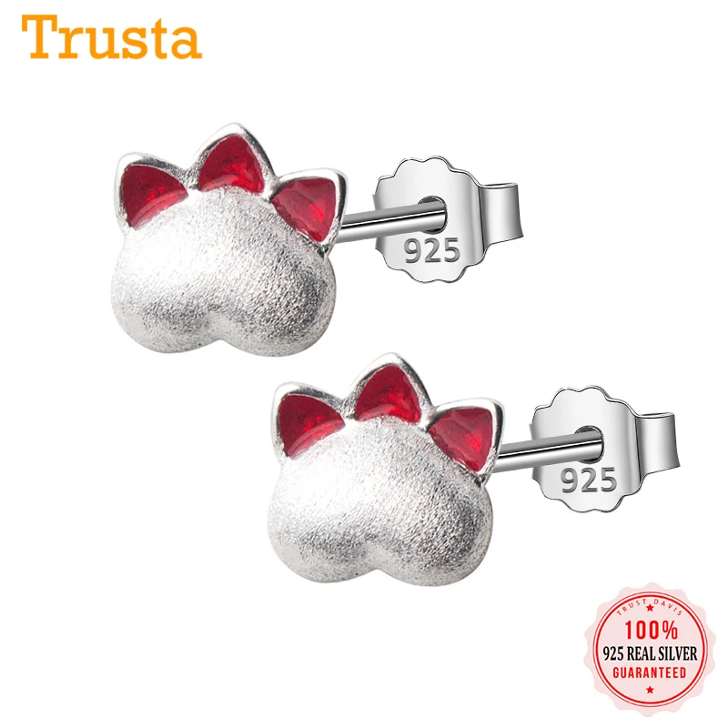 Серьги гвоздики в виде кошачьих лап 8 х8 мм|earrings gift|fashion stud earringsstud earrings |
