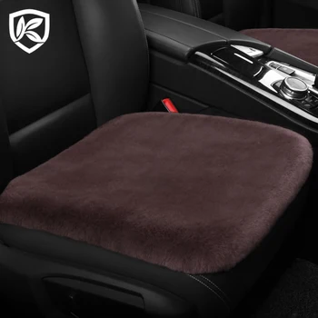 

New Style 1 PCS Car Wool Cushion To Keep Warm In Winter Cushion Universal Artificial Plush Car Seat Cover Interior Accessories