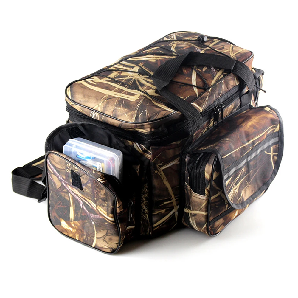 Portable Fishing Shoulder Bag Waterproof Tackle Bait Storage Bags adjustable Hot 
