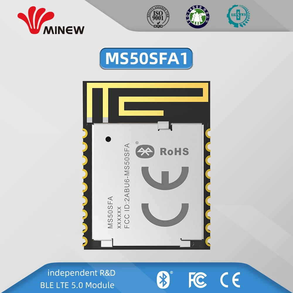 FCC Сертифицированный CE nRF52810 модуль Bluetooth BLE 5 0 Модуль UART|Детали устройств связи| |