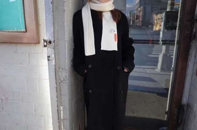 2849# Южная Корея французский ретро двубортный шерстяной пиджак костюм воротник длинное пальто