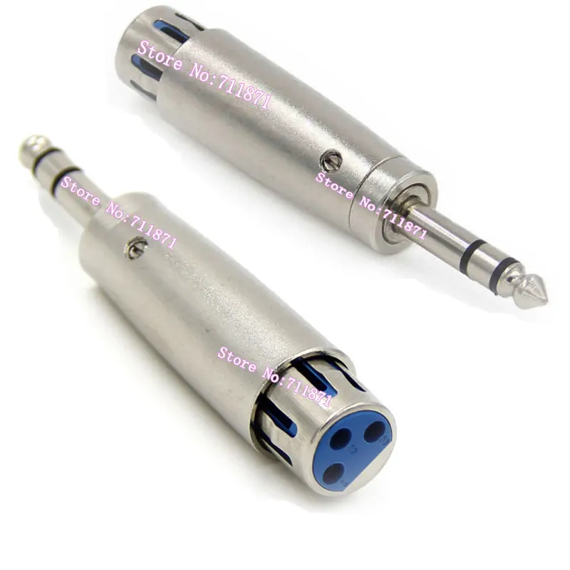 1/4 стерео 6 35 мужской 3Pin XLR Женский адаптер разъем TRS Cannon | Электроника