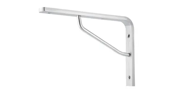 Uxcell 1-2 шт полка Кронштейн 110lbs-440lbs сверхпрочная поддержка угловая скобка L кронштейны длина 175 мм 215 мм 305 мм 345 мм 395 мм - Цвет: 1pcs 215x20x145mm
