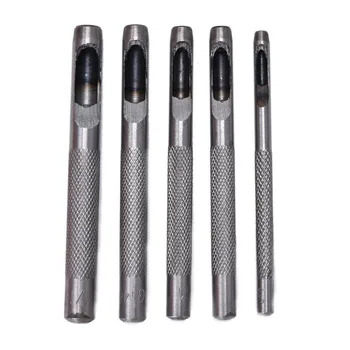 

1/5 Pcs Leather Belt Gasket Hollow Hole Punch/ Cutter Tool