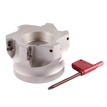 

SHGO HOT-Bap400R-80-27-6T Right Angle Shoulder Face Mill Cutter