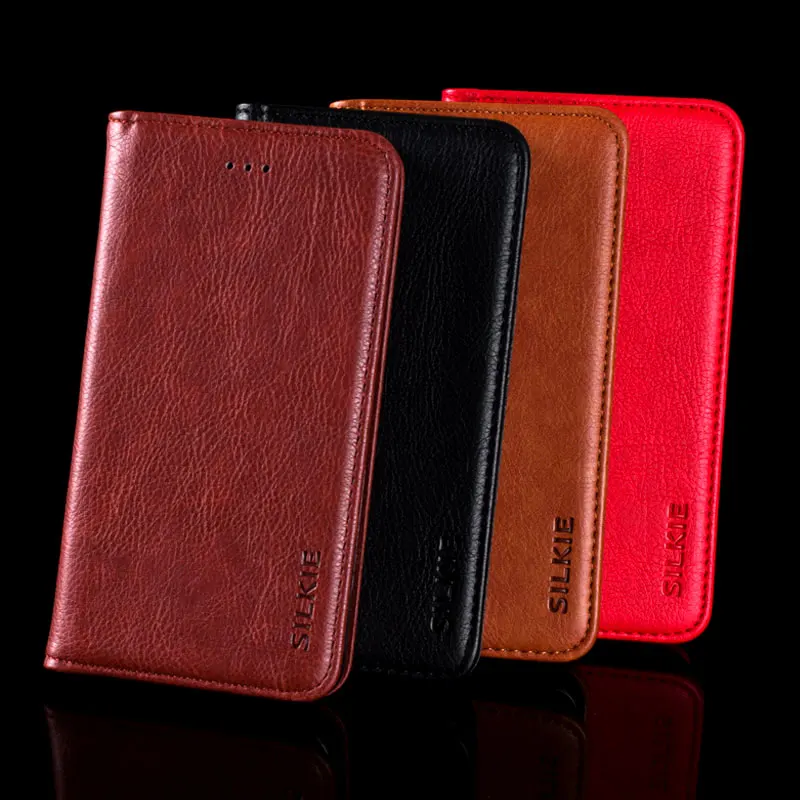 

SILKIE Classic leather wallet case cover for Samsung Galaxy A3 A5 A7 A8 2016 2017 with card slot no magnet coque funda para