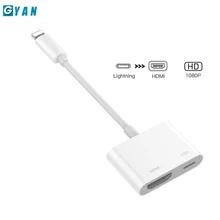8-контактный цифровой av-адаптер Lightning в HDMI Кабель-адаптер для Apple iPhone X 8 7 iPad