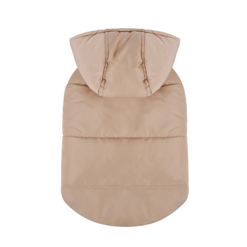 Зимняя одежда для собак, Одежда для питомцев, одежда из хлопка для собак, чихуахуа, Йоркшира, теплые толстовки, пальто, одежда для щенков, утолщенный жилет, куртка для собак - Цвет: Khaki