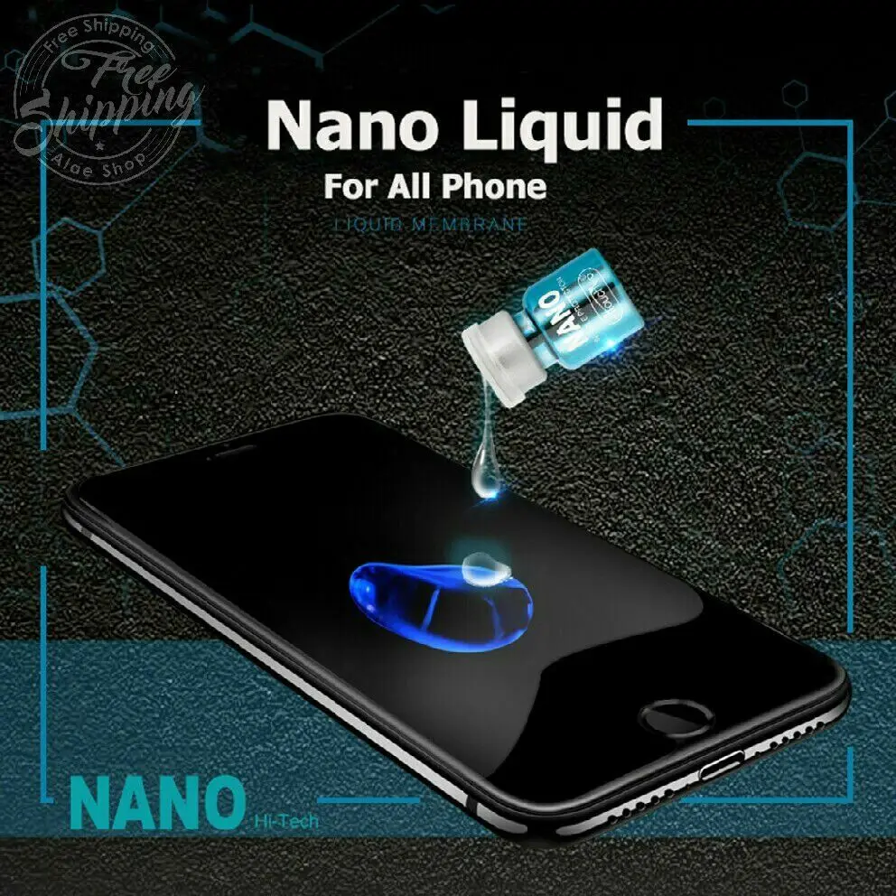 Нано жидкий протектор экрана для iPhone 11 Pro Max 7 8 PLUS samsung смартфон незаметный полный чехол универсальная 9H пленка экрана