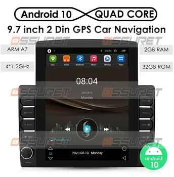 

2G RAM 9 inch & 10 inch Touch Screen Universal Car Multimedia Player Android 10 2Din GPS Auto radio SWC Mirror Link USB DAB DVR