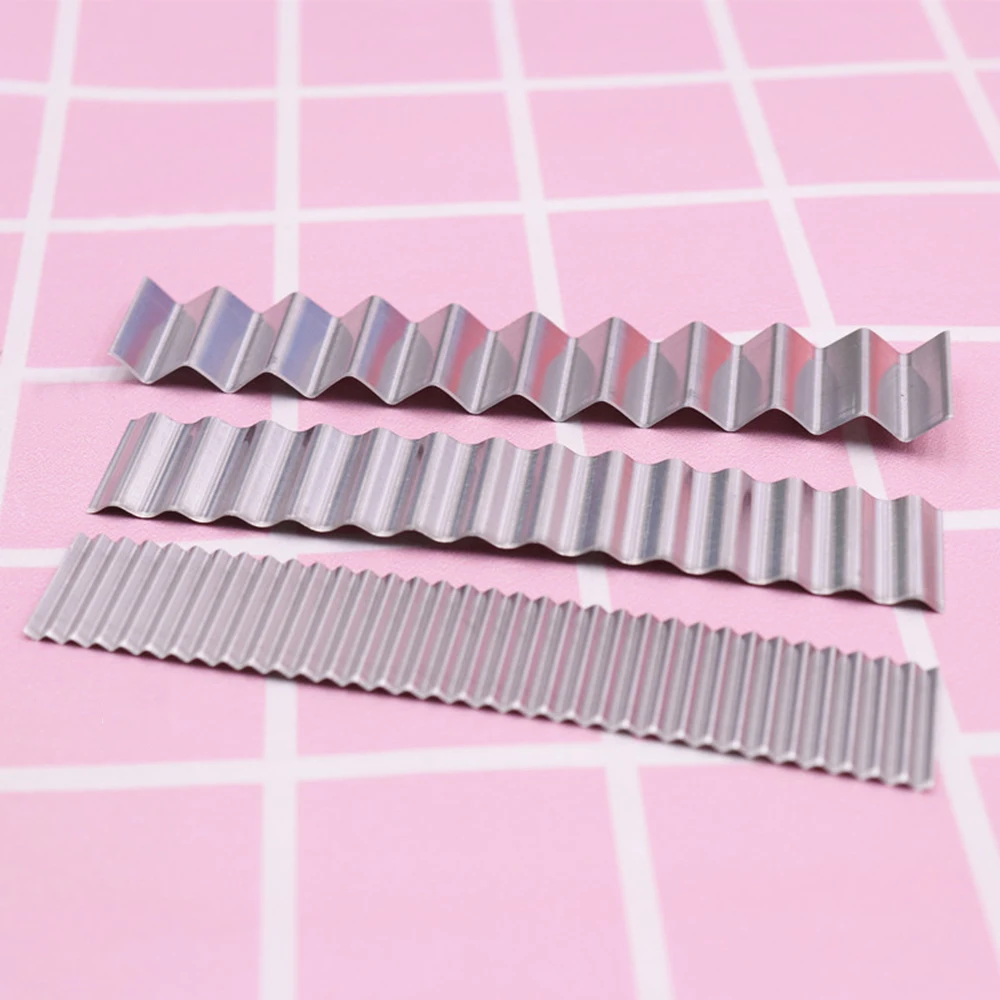 3Pcs/Set 11cm/3.4" Silver Stainless Steel Clay Cutter Pottery Flexible Wavy Blade Ceramic Tools DIY Craft Art Sculpting Tools