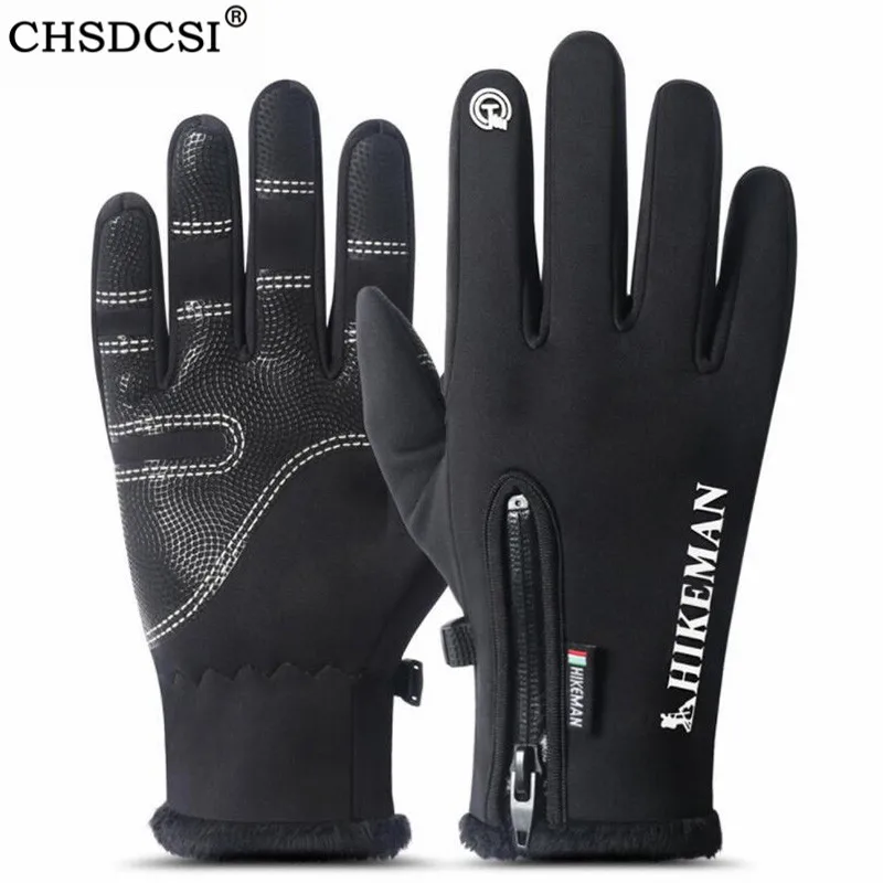 

CHSDCSI Touched Screen Winter Gloves for Men Waterproof gloves Women Riding Mittens Windproof Warm Sports fleece Skiing Glove