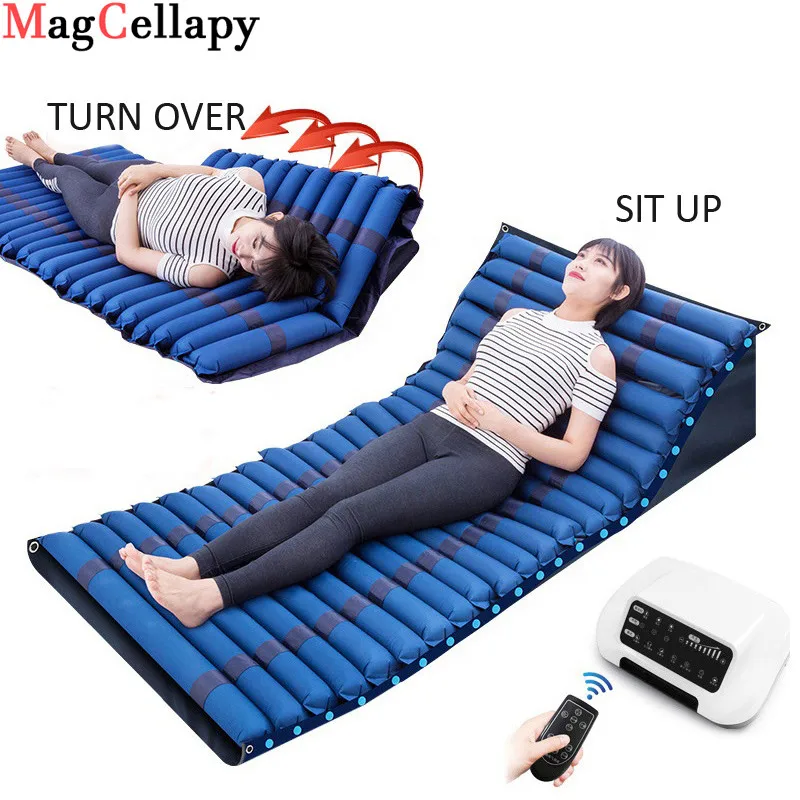 US $392.67 Medical Anti Bedsore Air Mattress Tubular Alternating Airflow Pressure Massage PVC Pad for elders Patients Home Hospital Bed