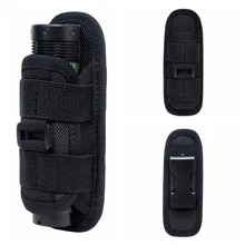 

Tactical Flashlight Set 360 Degrees Rotatable Pouch Holster Torch Case Belt Outdoor Hunting Lighting Accessory Survival Kits