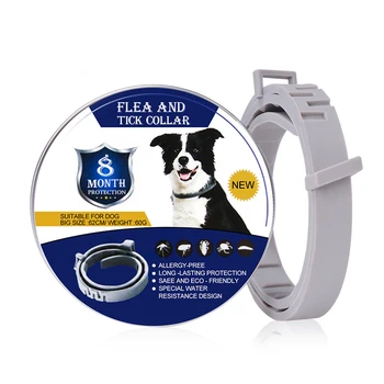 

Pet Collar Anti Flea Ticks Mosquitoes Pet Dog Cat Tag Collar Outdoor Protective Adjustable PET Collar For Medium Large Dogs