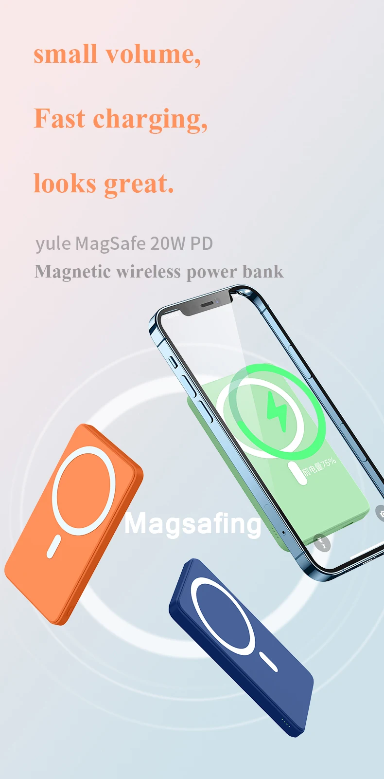 fast charging power bank 2022 NEW 10000mAh Portable Magnetic Wireless Power Bank For Iphone 12 13 Pro Max 15W Fast Charger Mobile Phone External Battery best power bank