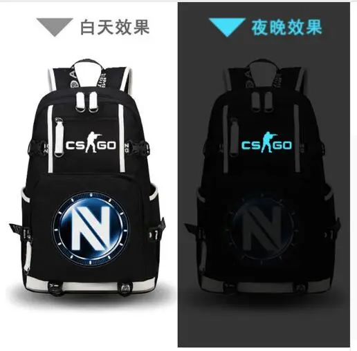 Команда Fnatic Virtus. pro DOTA 2 рюкзак CS CSGO NAVI для подростков многофункциональная USB зарядка SK Gaming Ninjas - Цвет: as pictures