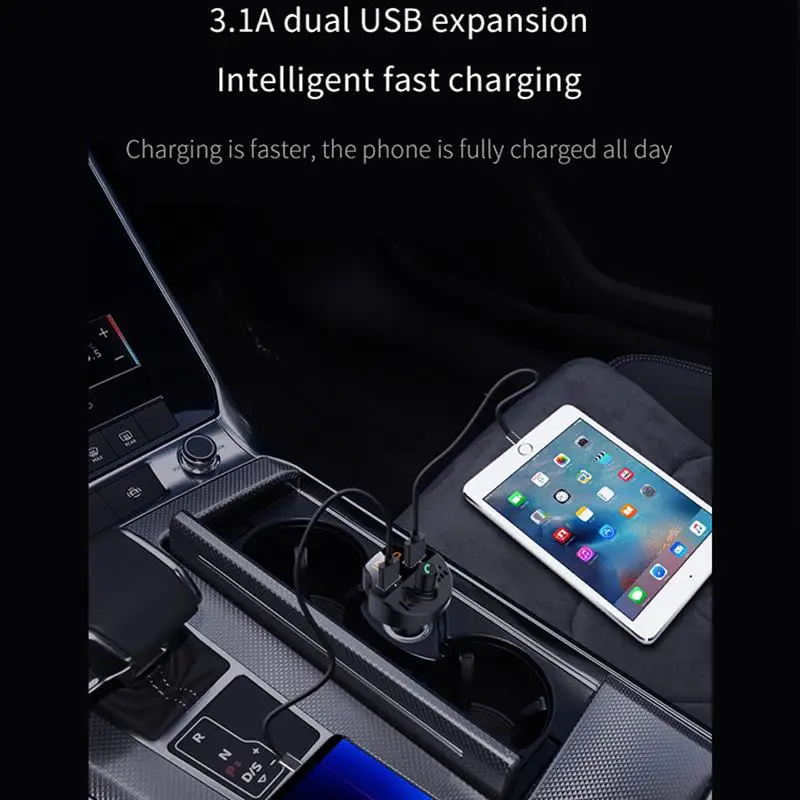 TIOODRE fm-передатчик Bluetooth 5,0 Автомобильный MP3-плеер адаптер напряжение батареи двойной USB зарядное устройство шумоподавление TF карта Hands-Free