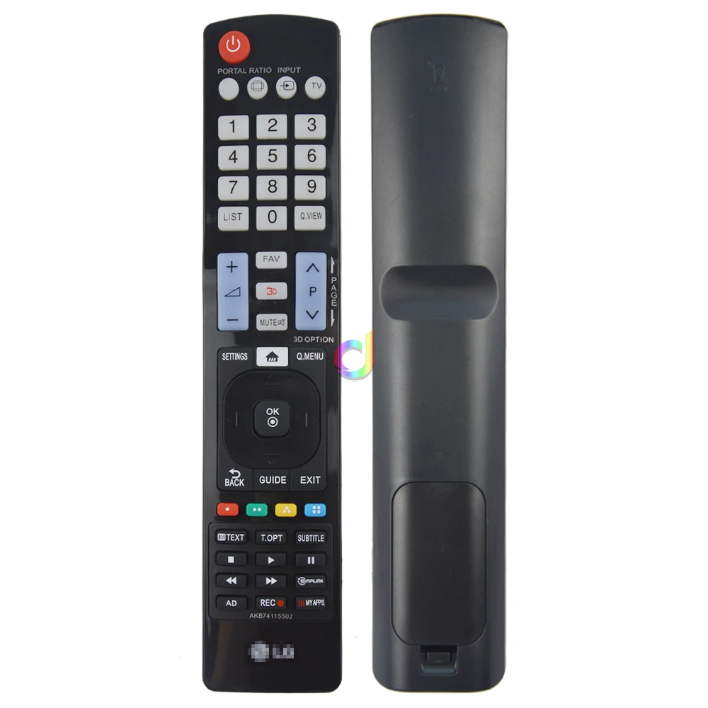 HQRP Remote Control for LG 42LH20 42LH30 42LH40 42LH50 42LH55 42LH90 42LK450 42LK520 42LK530 42LP1D 42PQ30 42PT350 42PJ350 LCD LED HD TV Smart 1080p 3D Ultra 4K HQRP Coaster
