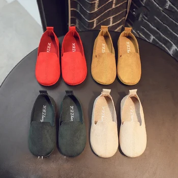 

Newborn Kids Shoes Boys Girls Non-slip Crib Moccasin Prewalker Baby Soft Sole Cotton Children Shoes Flats Casual Breathable NEW