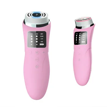 

Ultrasonic Face Radio Frequency Beauty Machine Microcurrents Massager For Face Pore Clean Anti Wrinkle Whitening Device
