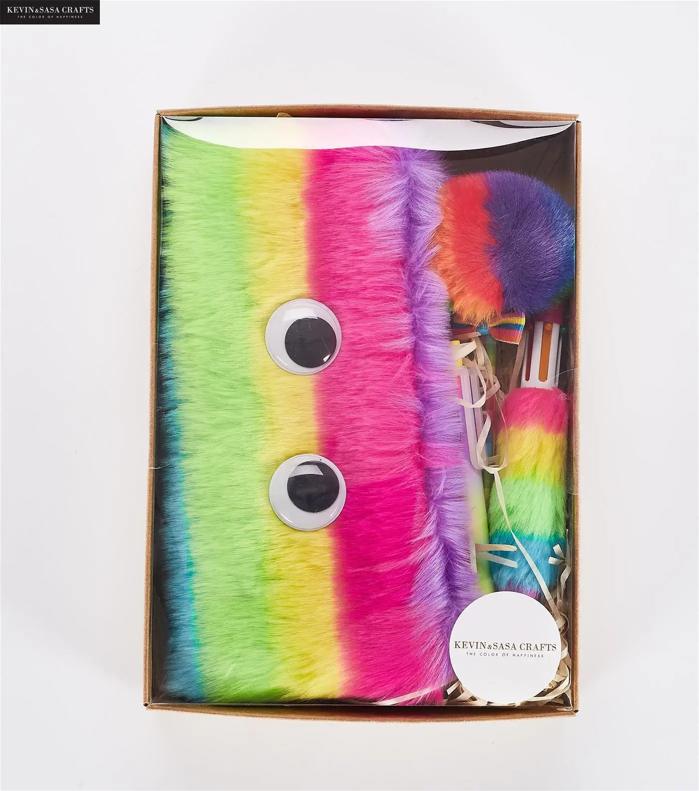 Радужный чехол карандаш качественные плюшевые Школьные принадлежности