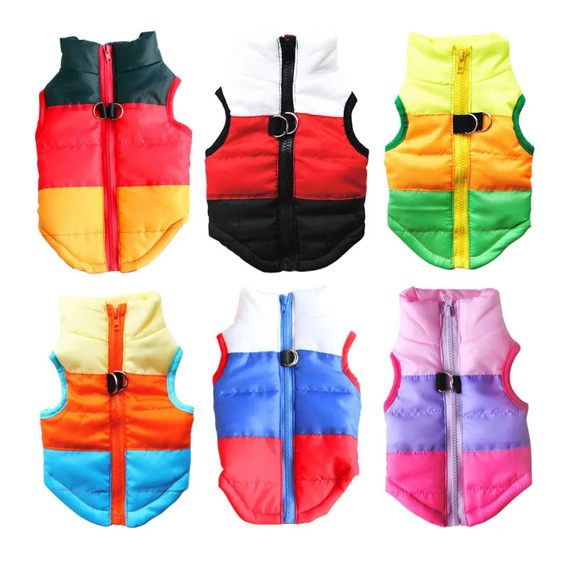 

XS-XL Winter Dog Clothes For Small Dog Coat Puppy Windproof Outfit Fashion Clothing For Dog Vest Apparel Pet Chihuahua Jacket