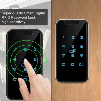 

953M1 Password Lock Touch Keypad Smart Anti Theft Universal Digital Security Electronic Durable Wardrobes Battery Powered