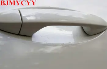 

BJMYCYY 4 pcs car-styling car sticker invisible Car door handle stickers protector film for Kia Rio k2 K3 K5 K4 car accessories