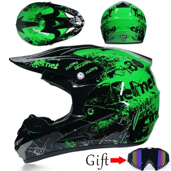 

MSUEFKD high quality Motocross Helmet ATV Motocicleta Casque Para Moto Casco Off-Road Dirt Bike Capacete Free Goggle