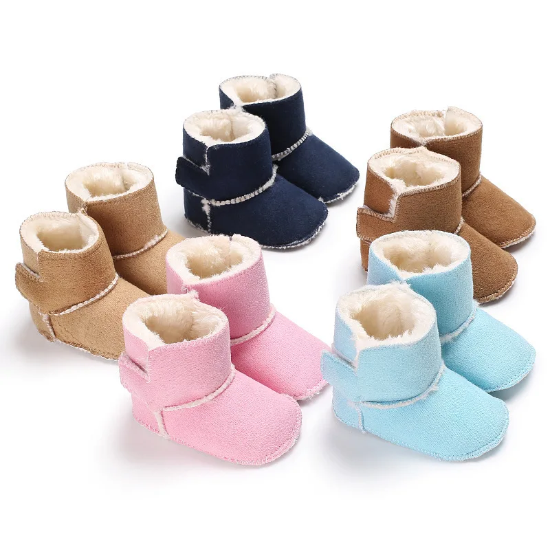

Winter Models 0-1-Year-Old Men And Women Baby Shoes Multi-color Resin Sole Warm Babies' Toddler Shoes