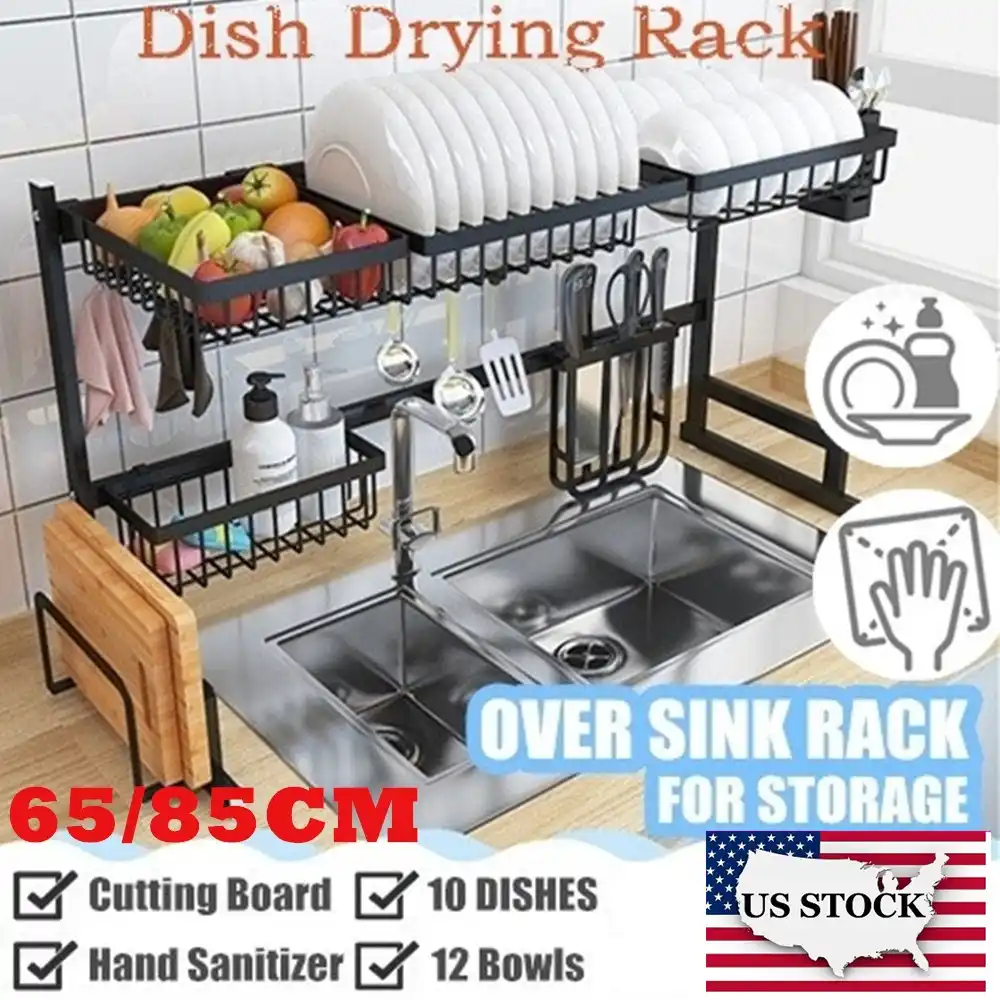 Escurridor de platos sobre el fregadero, escurridor de cocina, estante