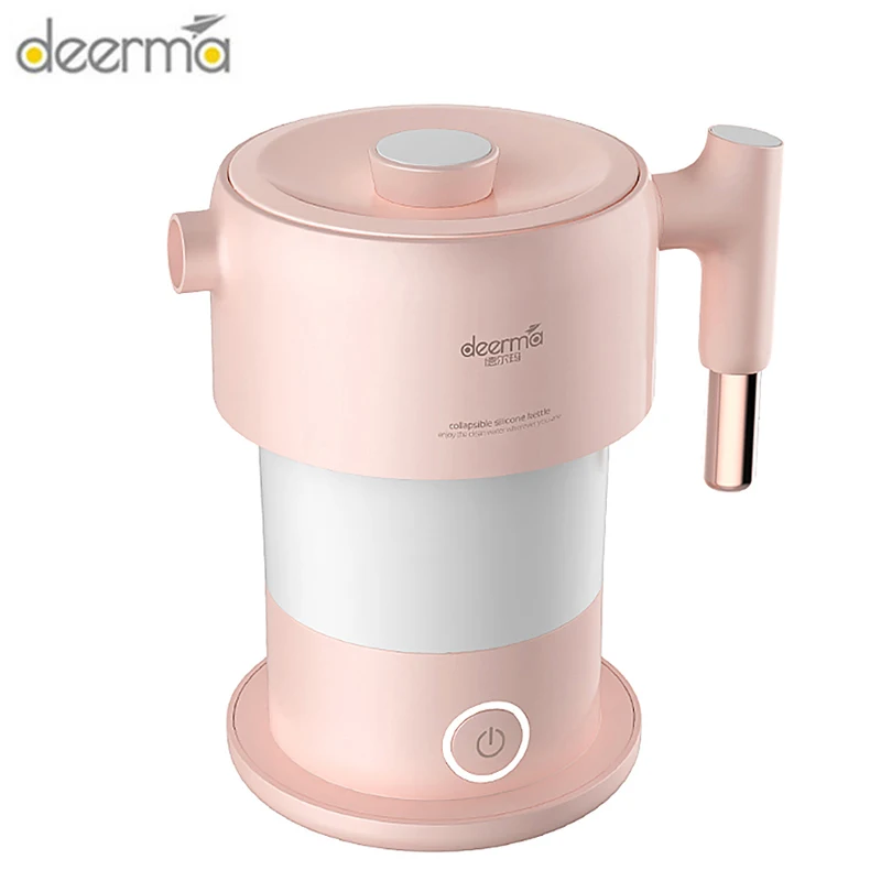 

Original Deerma 0.6L Folding Electric Kettle Mini Portable Automatic Power-Off Instant Heating Food-Grade Stainless Steel Kettle