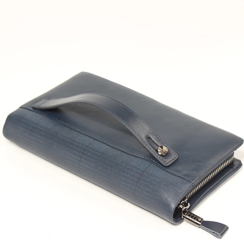 

Men Clutch Bag Genuine Leather Men's Handbag Casual Multifunctional Wallet Full-grain Leather Multi-Card Package