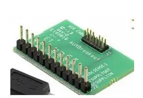 14-контактный вспомогательный кабель CTI14pin 1 27 мм адаптер пластина 12pin вращения