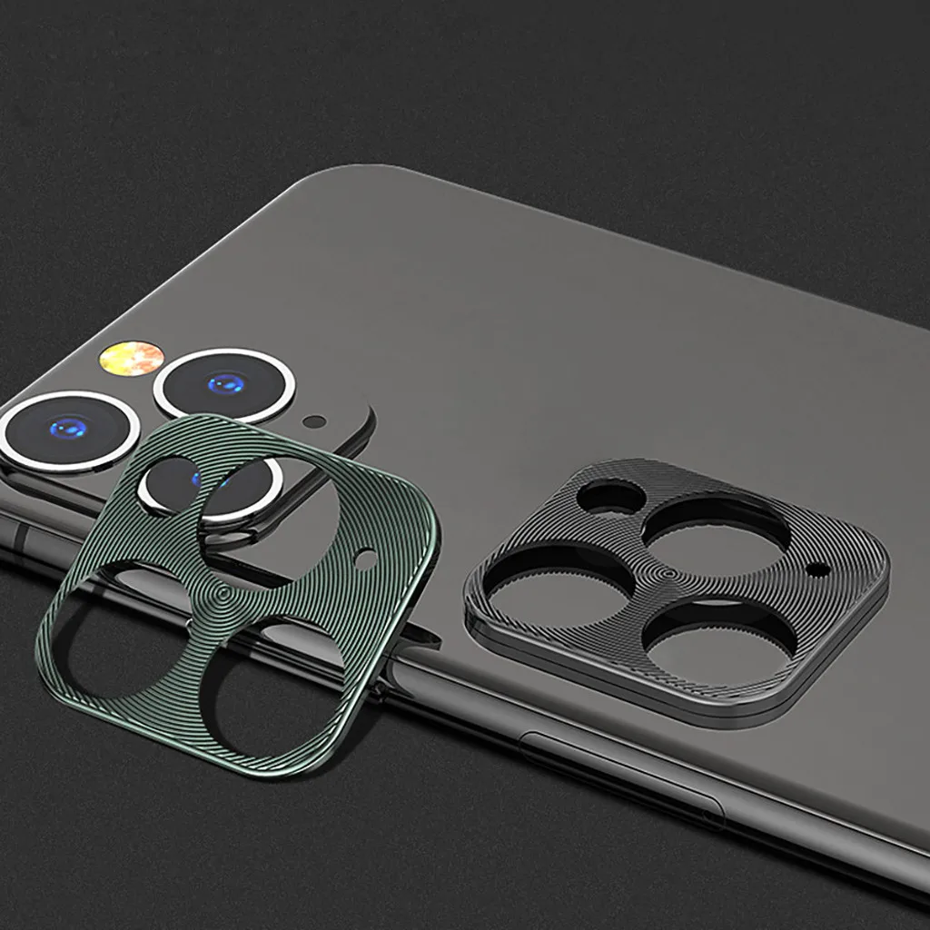 Для iPhone 11Pro/Pro Max задняя камера металлический объектив чехол для экрана кольцо крышка Полный Объектив экран защитная пленка